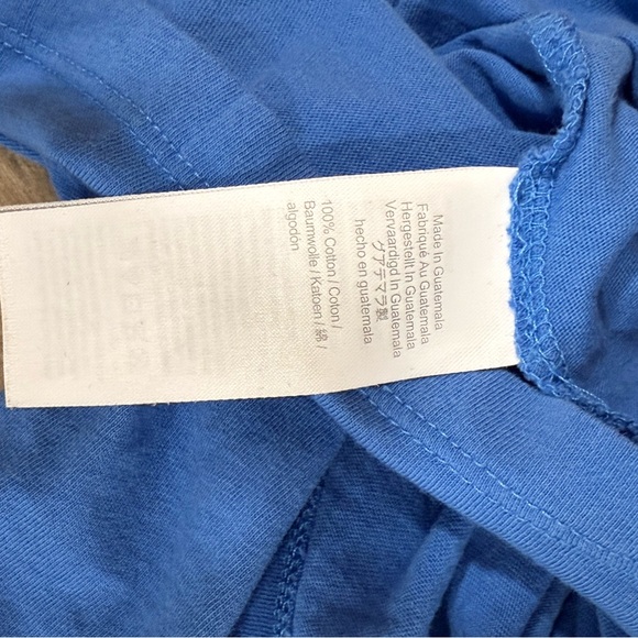 EUC JCrew Factory Summer Fridays Blue Collectors TShirt Medium Summer Vacation - Picture 7 of 9